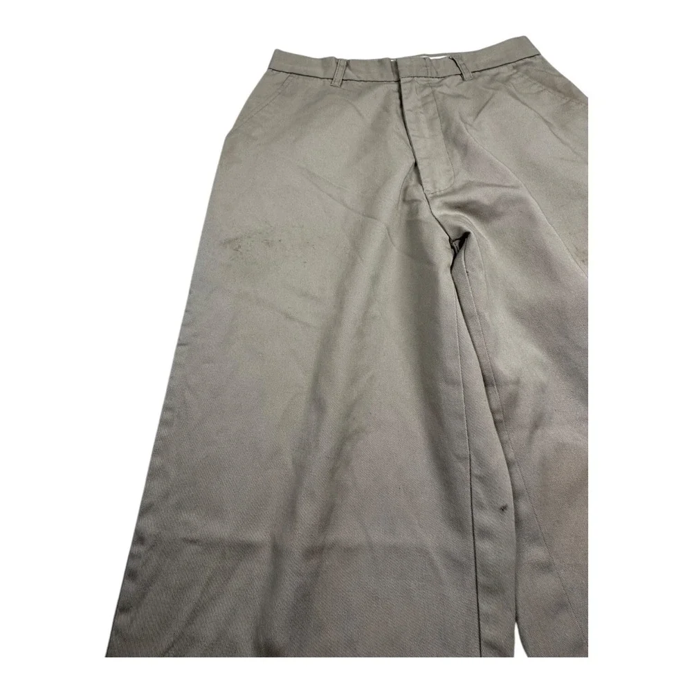 School Uniform Khaki Pants Boys Girls Flat Front‎ Classic Fit Size 30x30